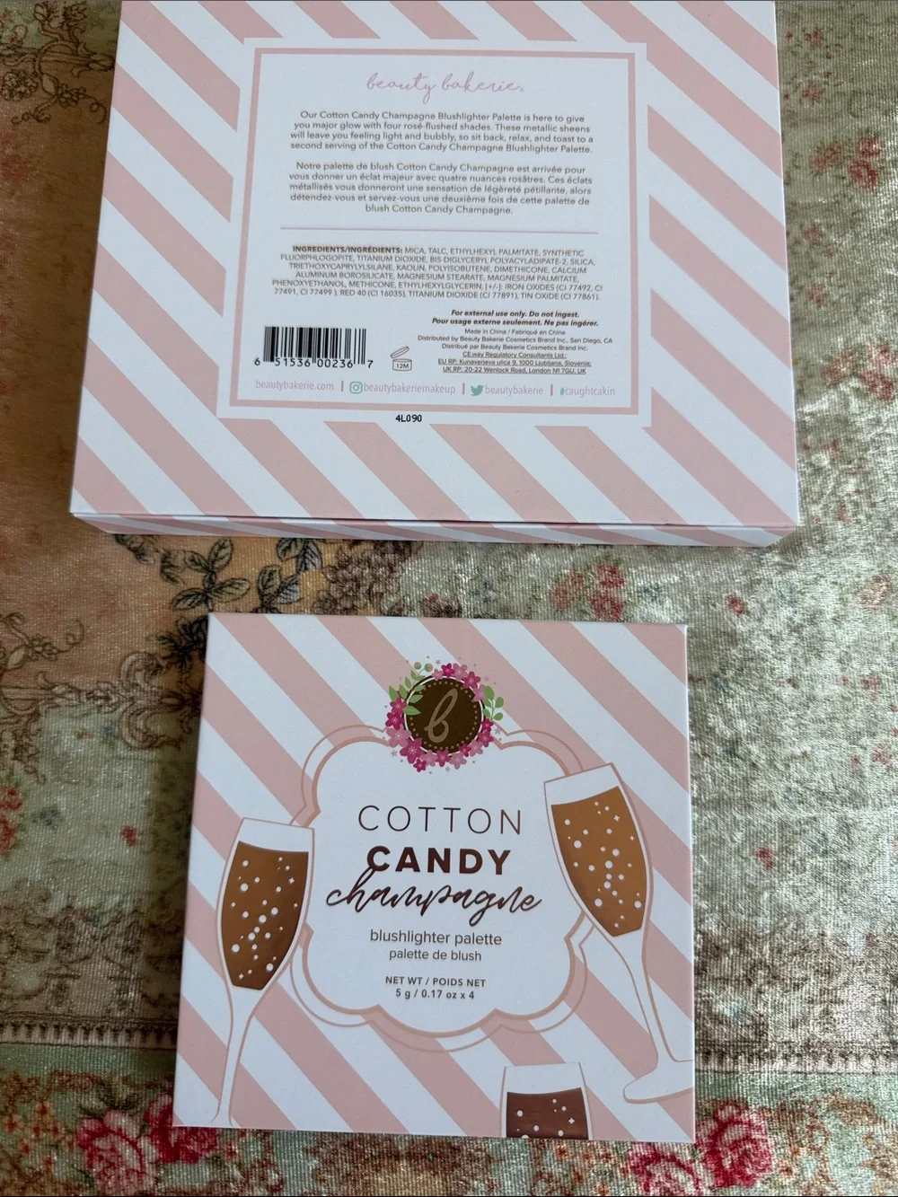 Beauty Bakerie|Blush Palette|Cotton Candy Champagne|NIB